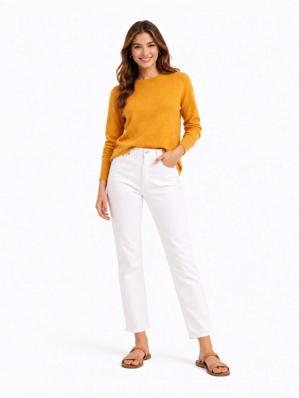 J. Crew Teddie Sweater in Mustard